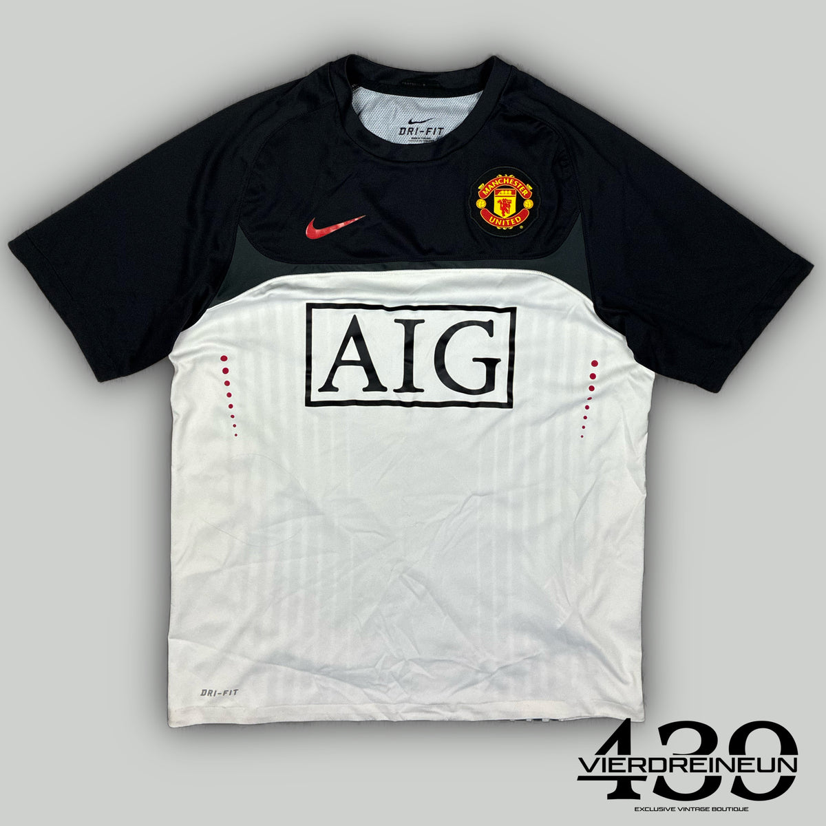 vintage Nike Manchester United trainingjersey {M}