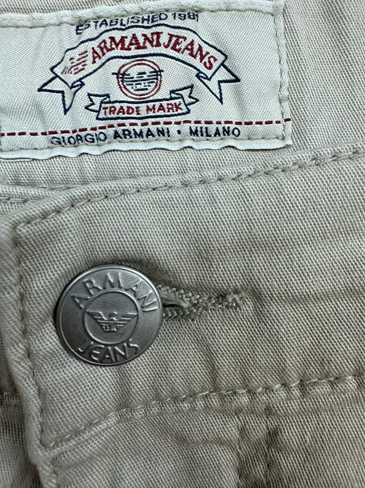 vintage Armani jeans {L}