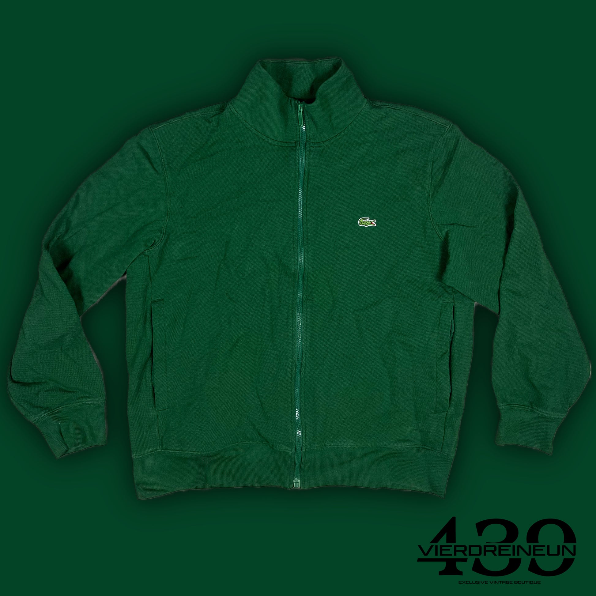 green Lacoste sweatjacket {XL}