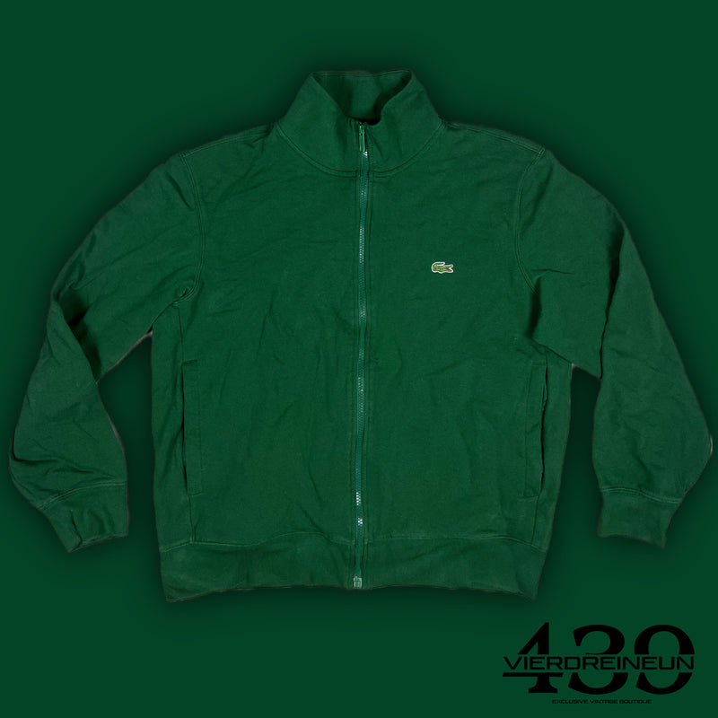 green Lacoste sweatjacket {XL}