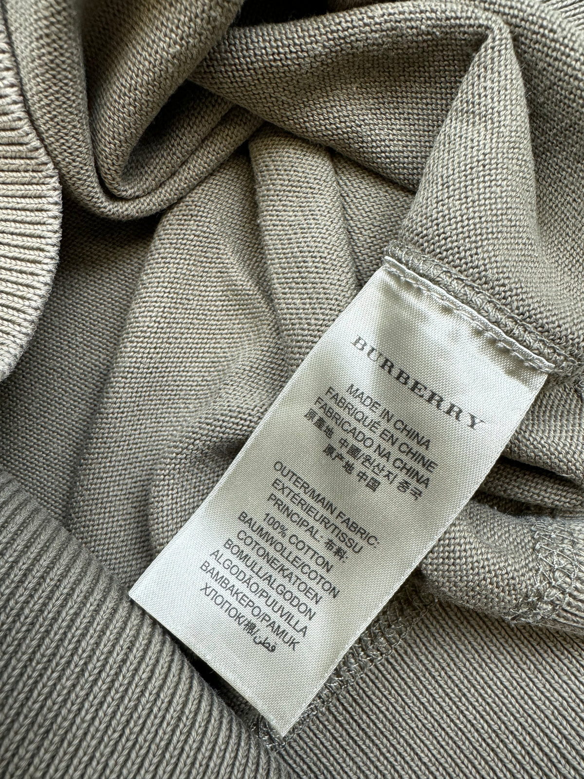 vintage Burberry knittedsweater {S}