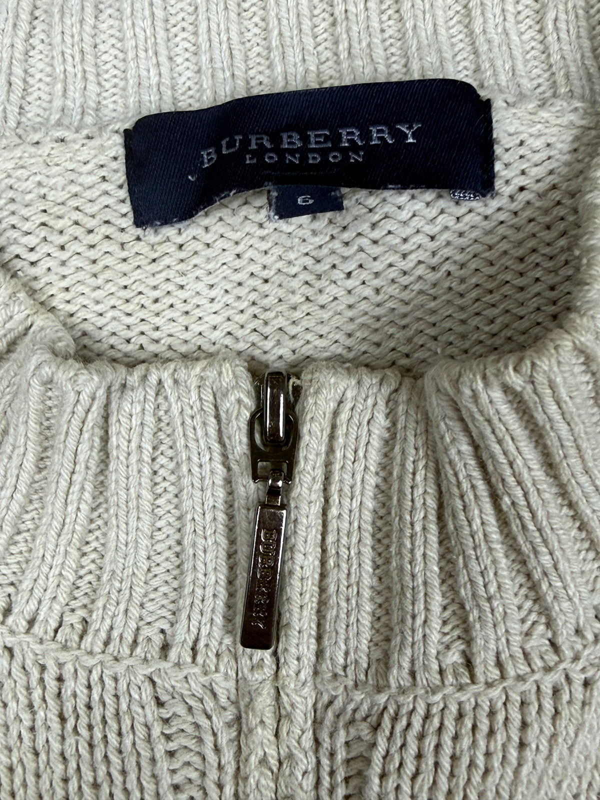 vintage Burberry sweatjacket {L}