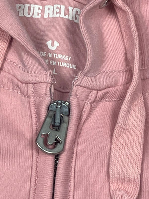 vintage pink True Religion sweatjacket {L}