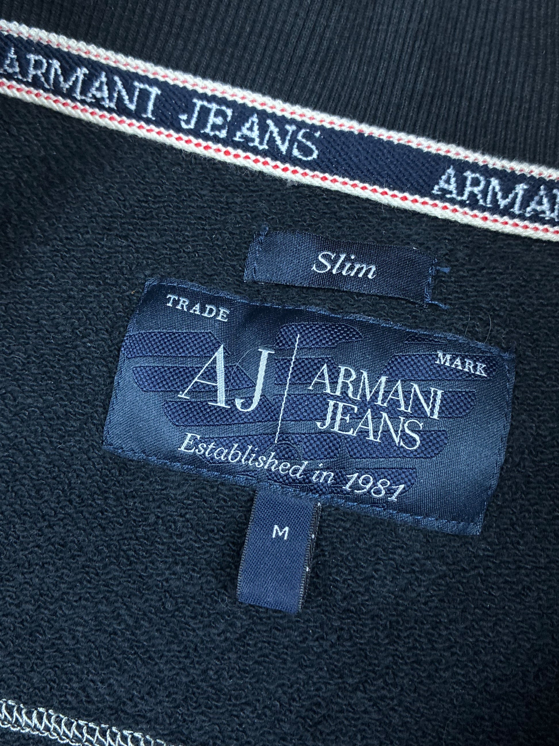 vintage Armani Jeans sweatjacket {M}