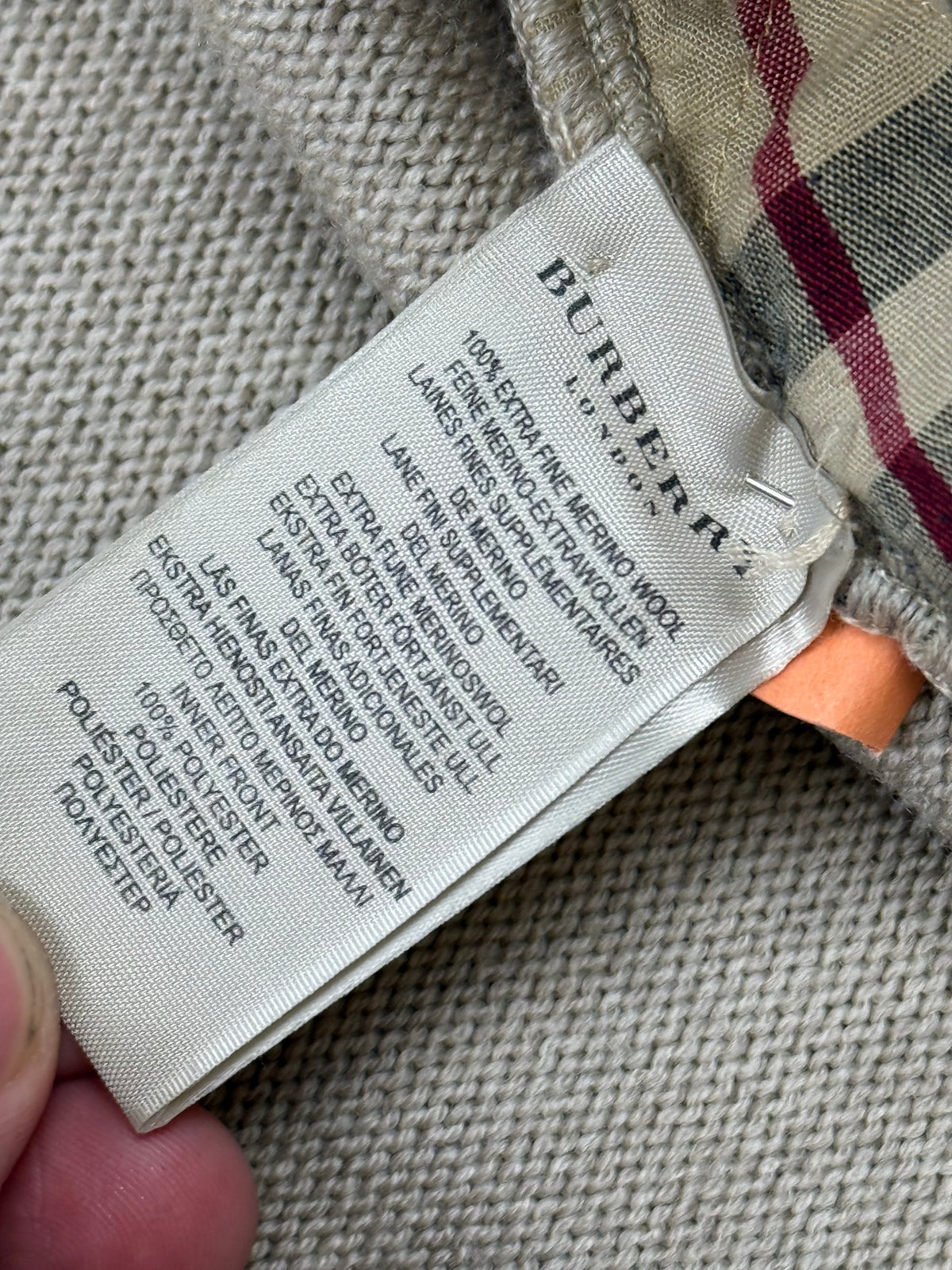 vintage Burberry sweatjacket {S}