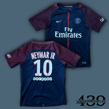 Carregar imagem no visualizador da galeria, navyblue Nike PSG Paris Saint Germain NEYMAR10 2017-2018 home jersey {XS}
