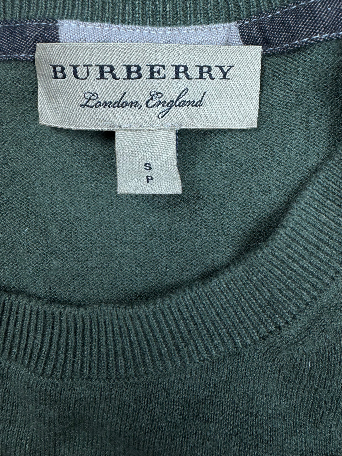 vintage Burberry knittedsweater {S}
