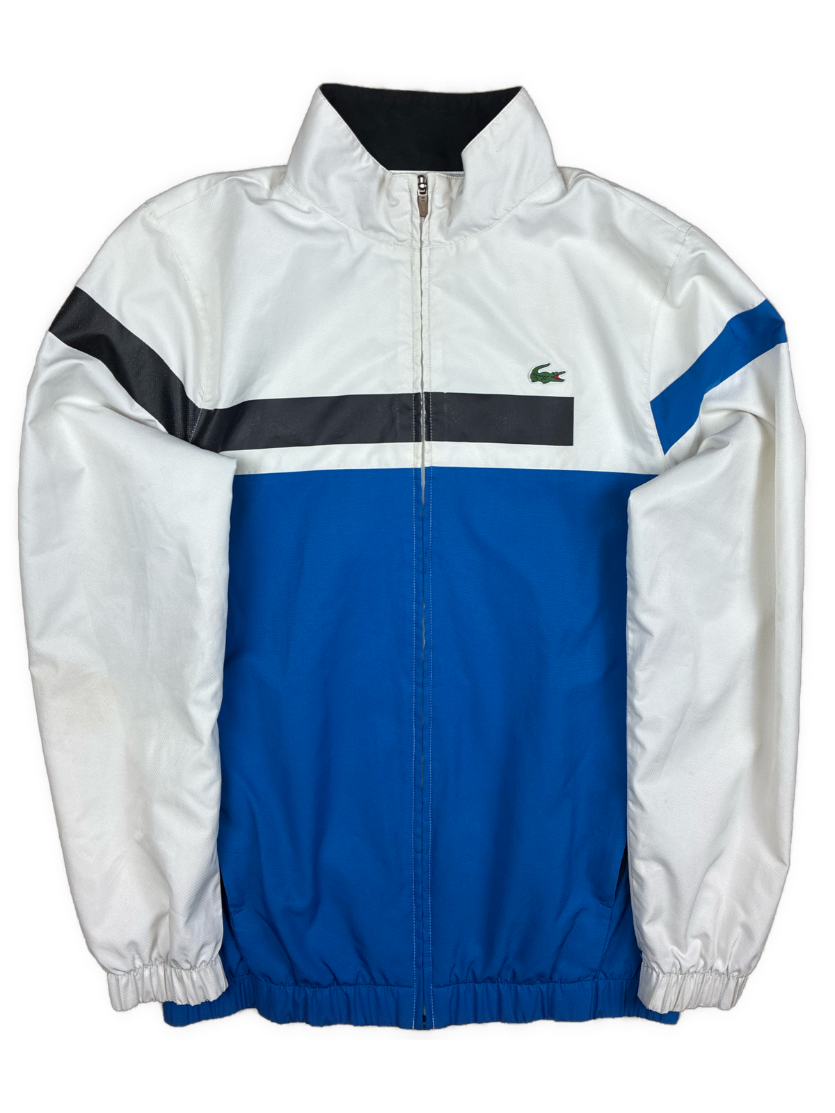 blue Lacoste windbreaker {S}