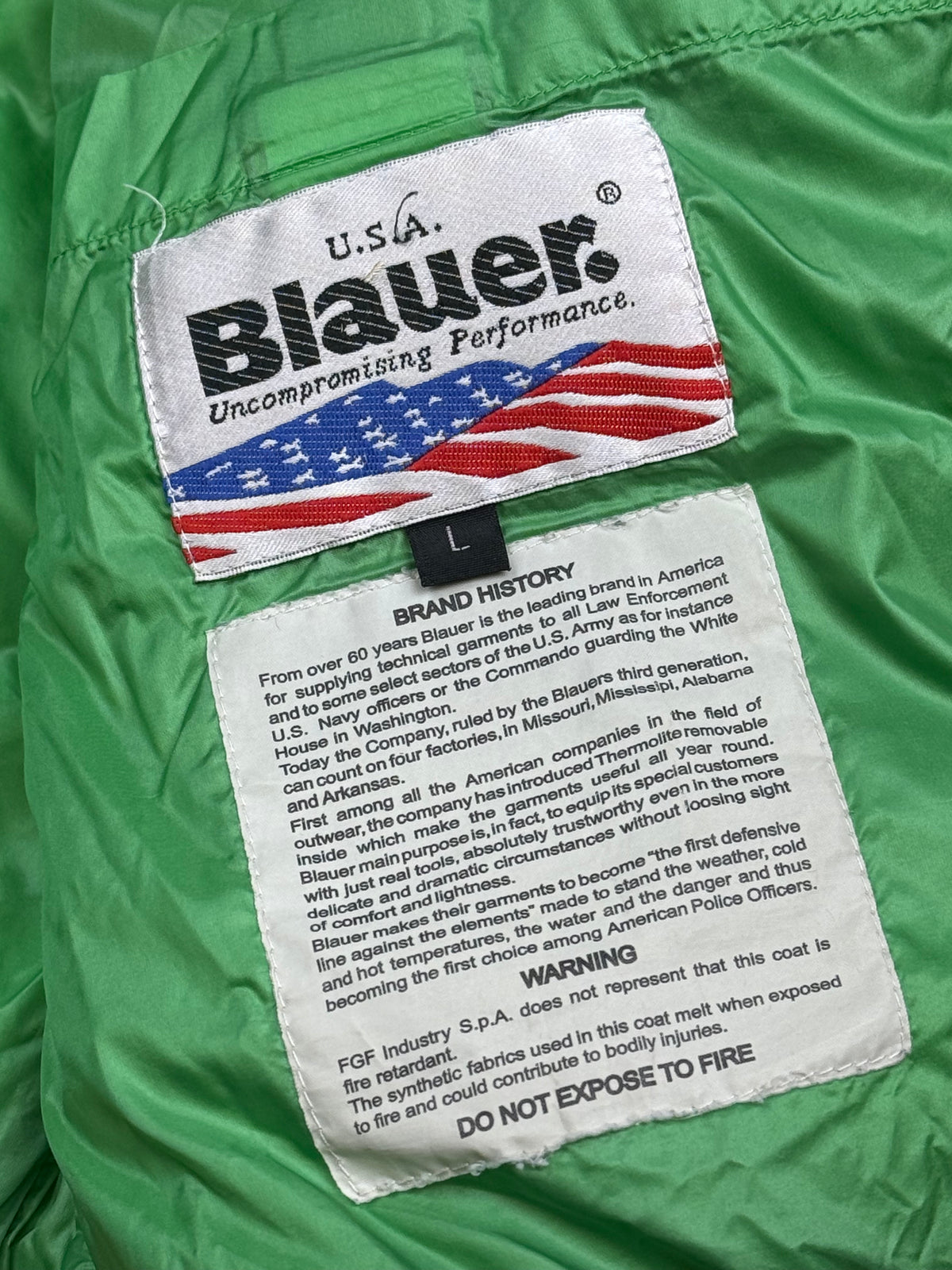 vintage Blauer winterjacket