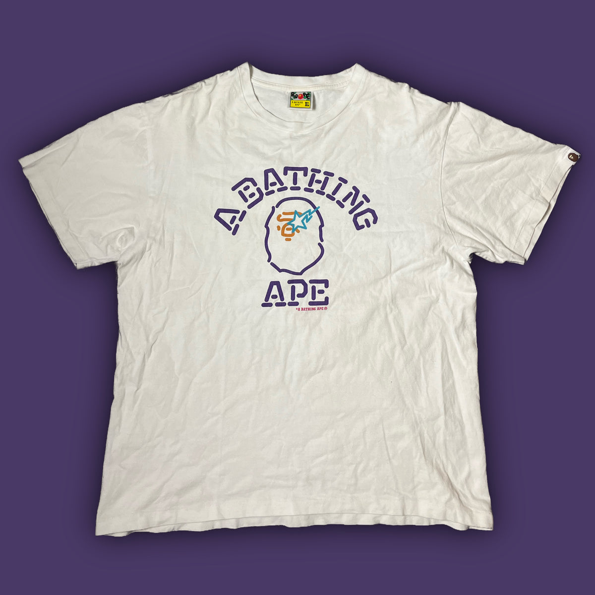 vintage BAPE a bathing ape t-shirt {XL}