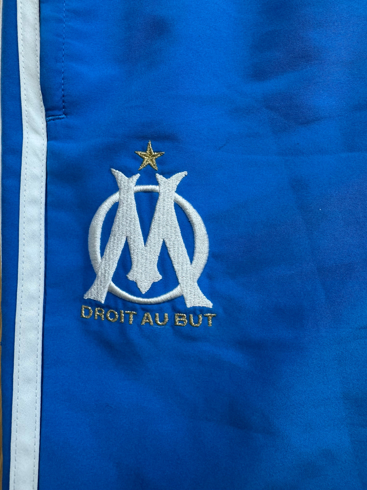 vintage Adidas Olympique Marseille trackpants {M}