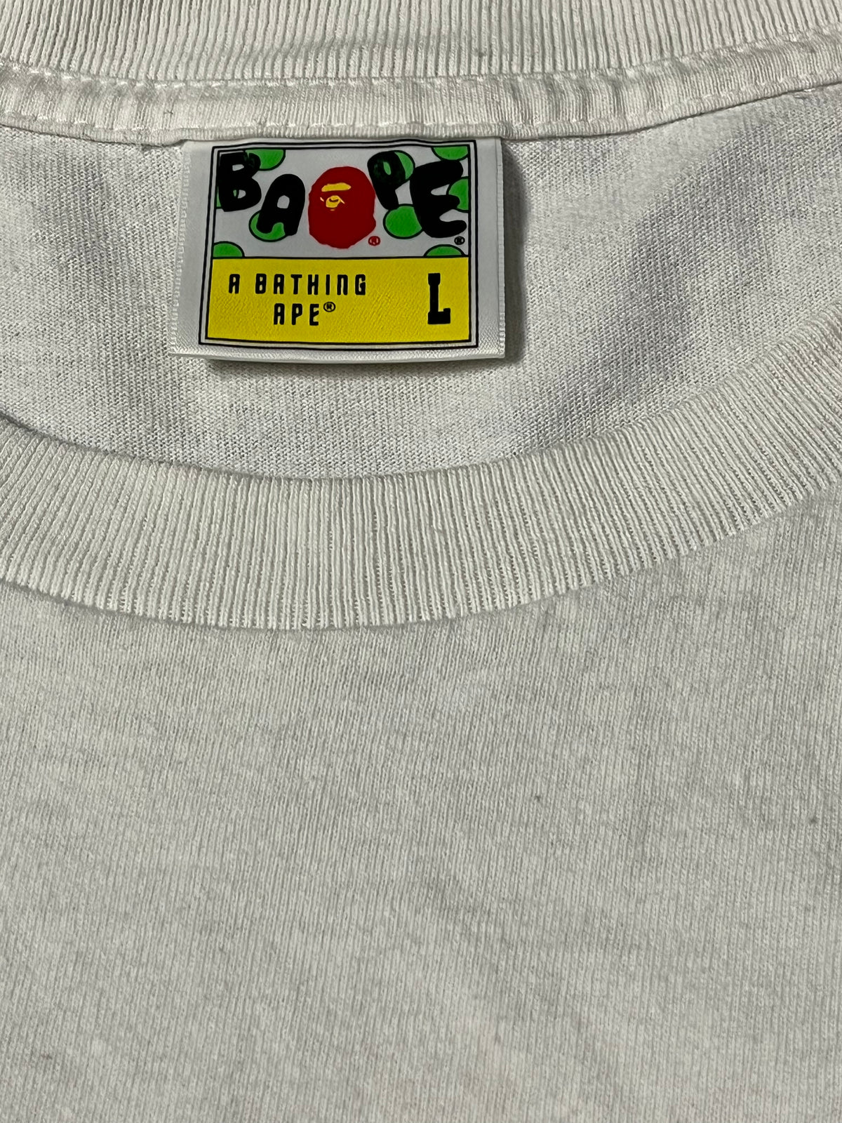 vintage BAPE a bathing ape t-shirt  {L}