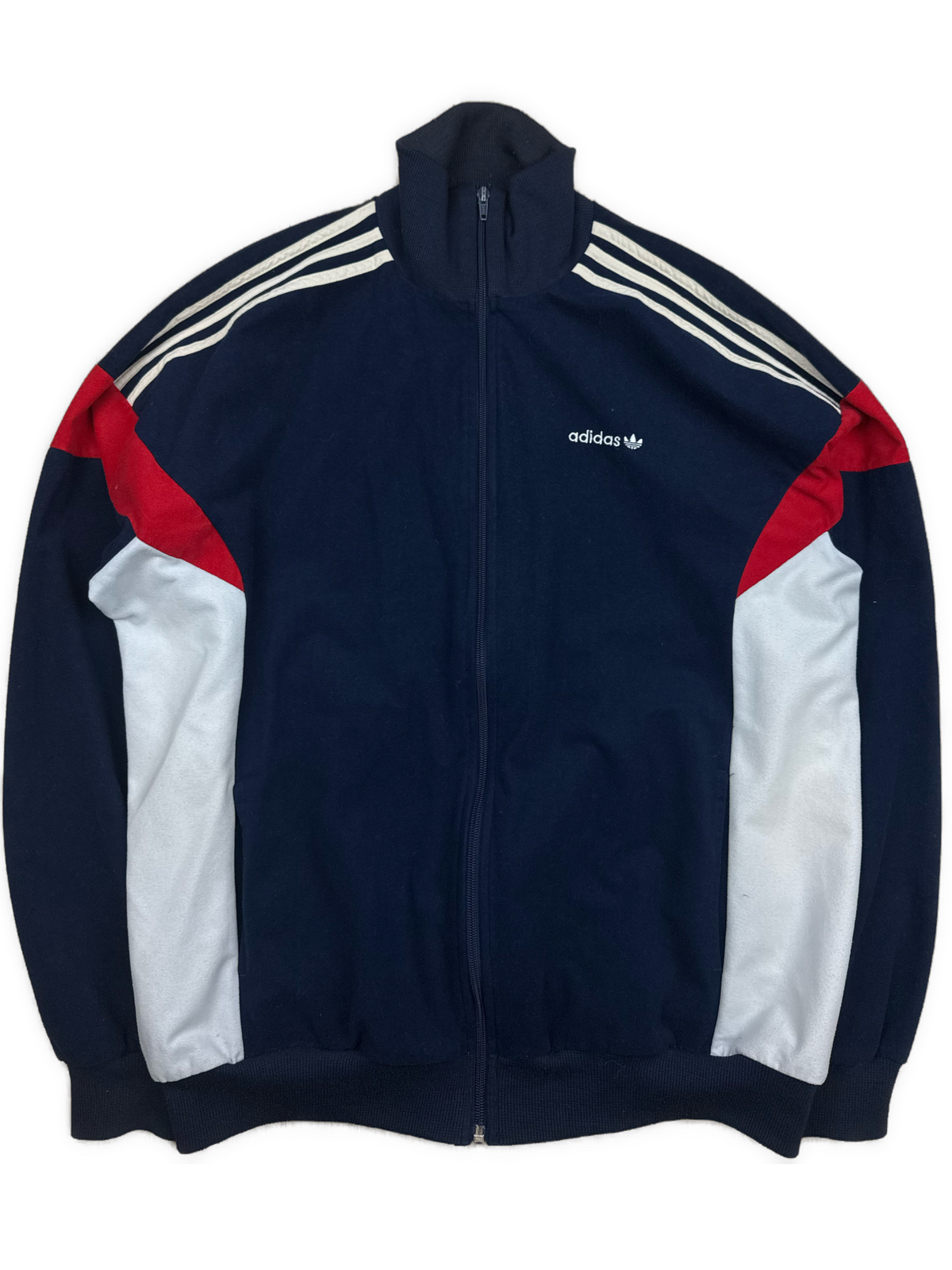 vintage navyblue Adidas trackjacket {XL}