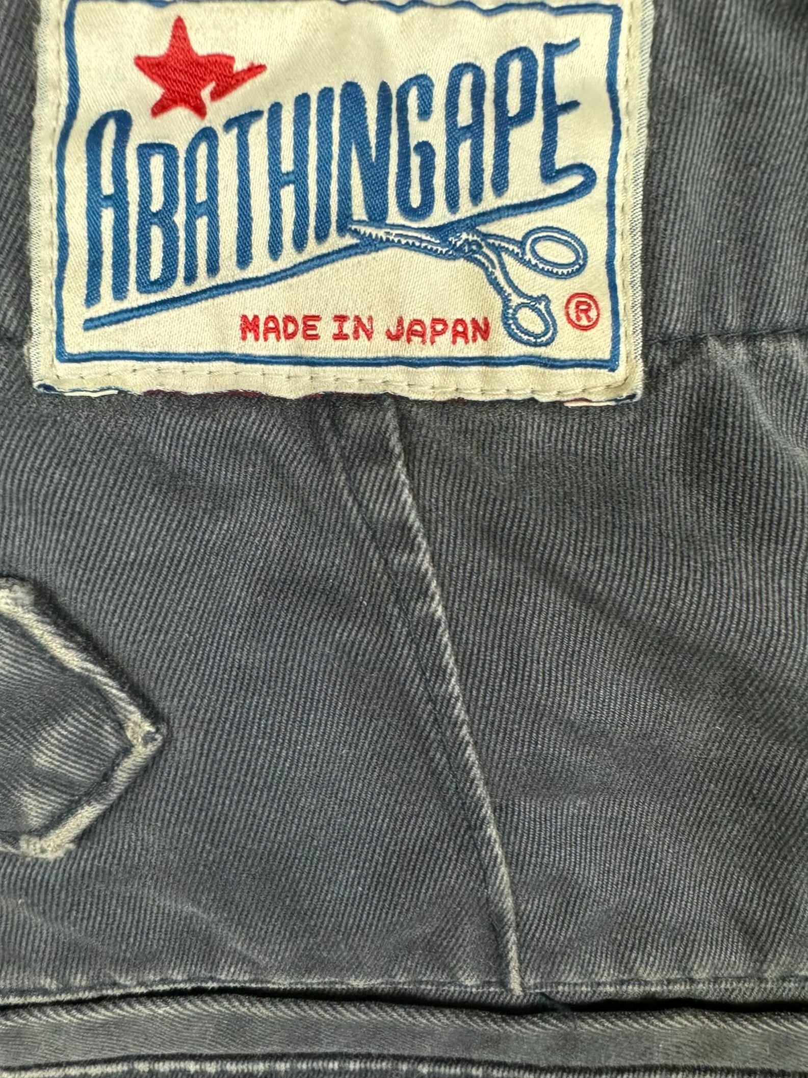 vintage BAPE a bathing ape jeans {M}