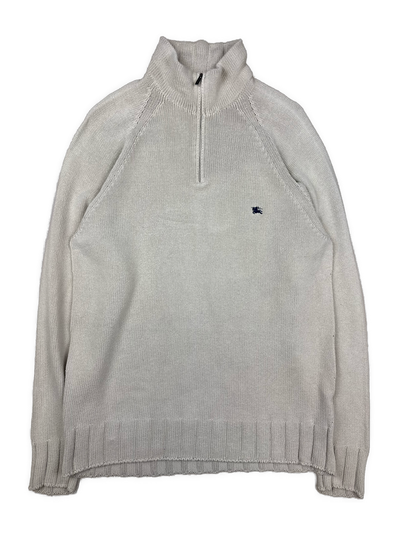 vintage Burberry quarterzip {XL}
