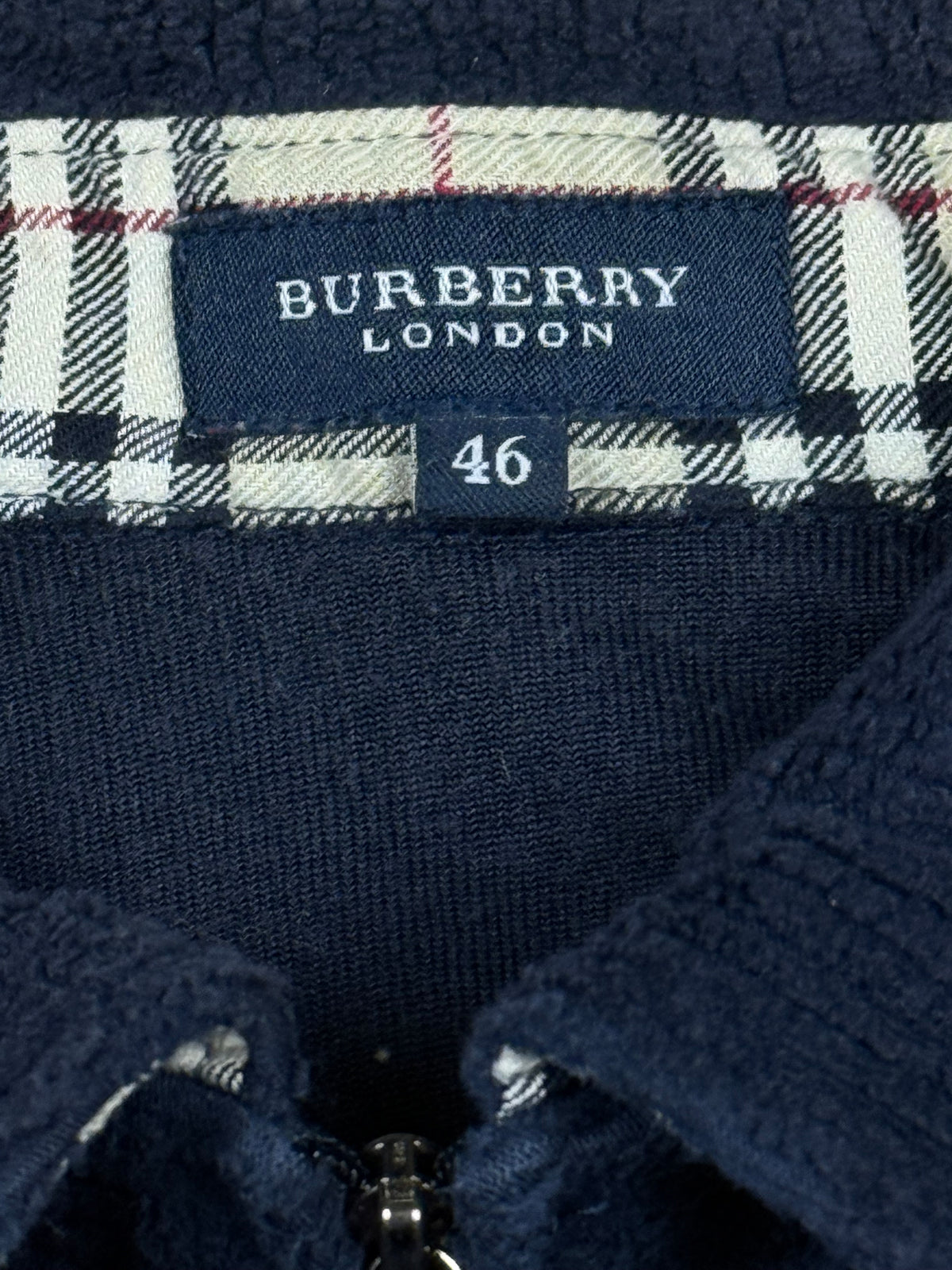 vintage navyblue Burberry harringtonjacket {S}