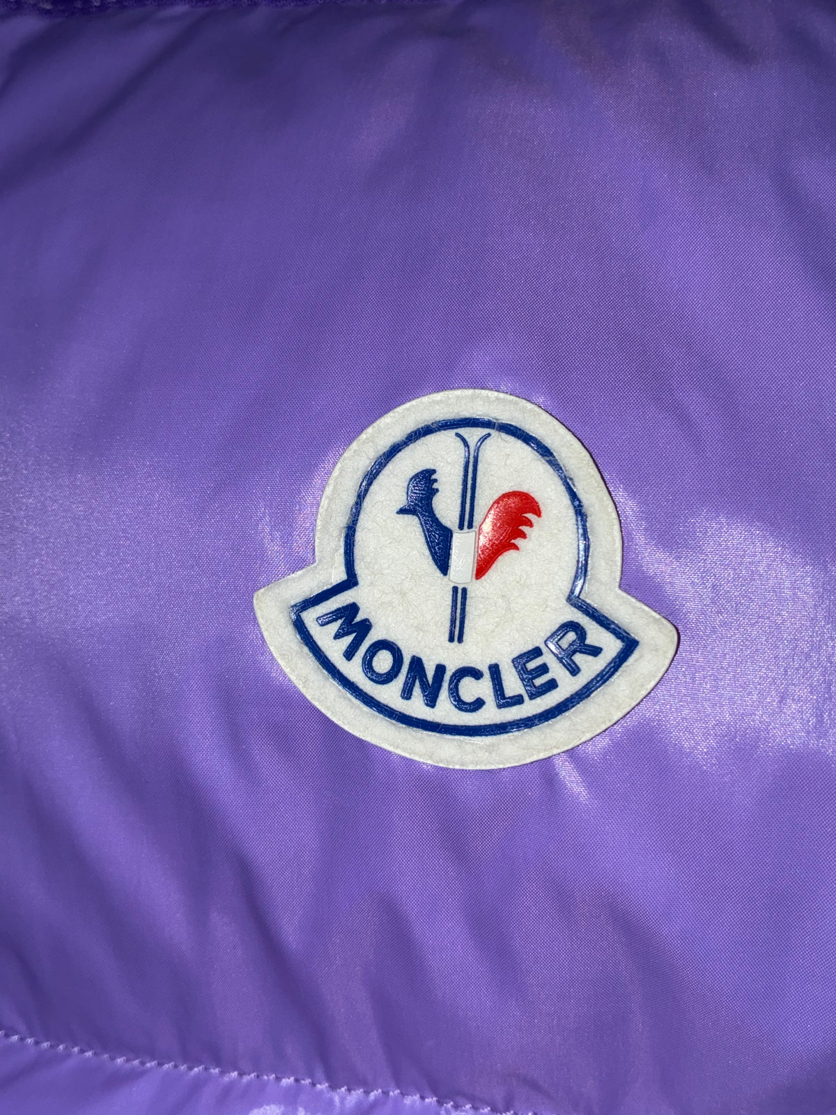 vintage purple Moncler vest {XL}