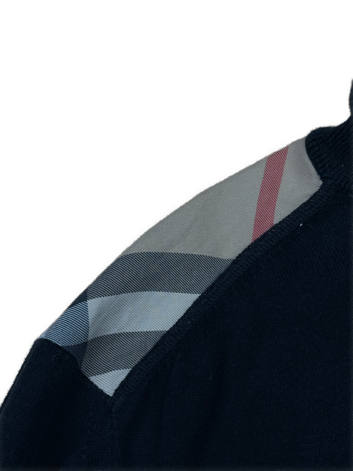 vintage Burberry quarterzip