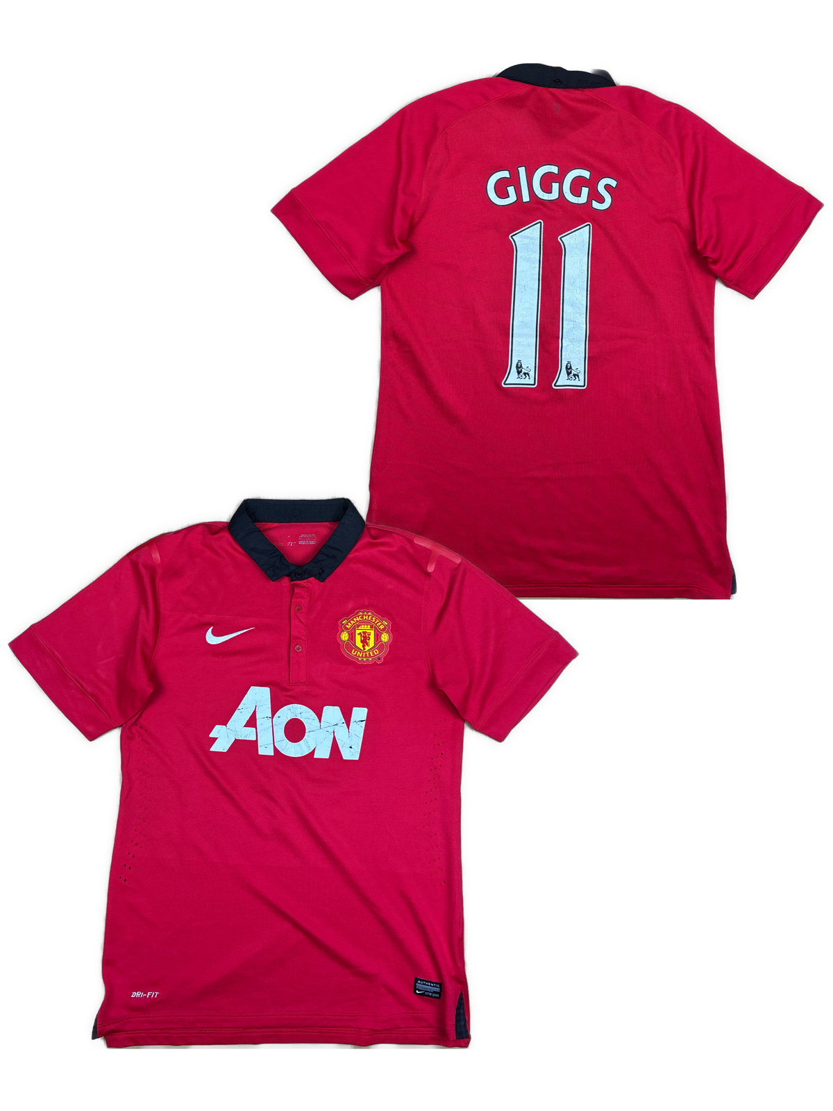 vintage Nike Manchester United GIGGS11 home jersey {XL}