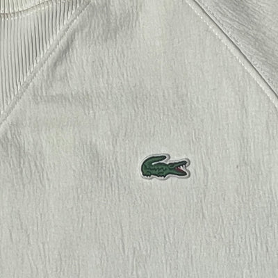 white Lacoste sweater {S}