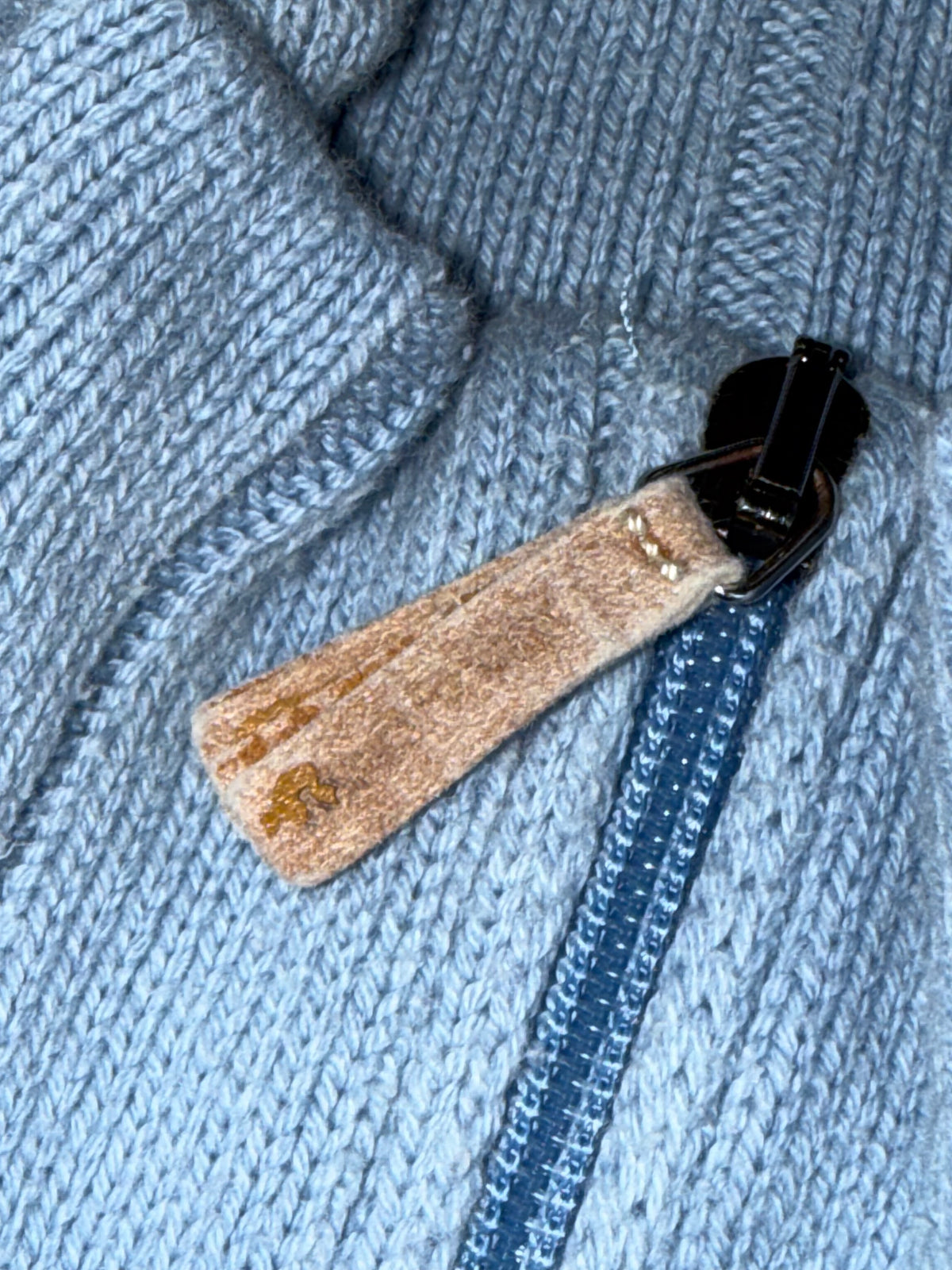 vintage babyblue Burberry sweatjacket {XL}