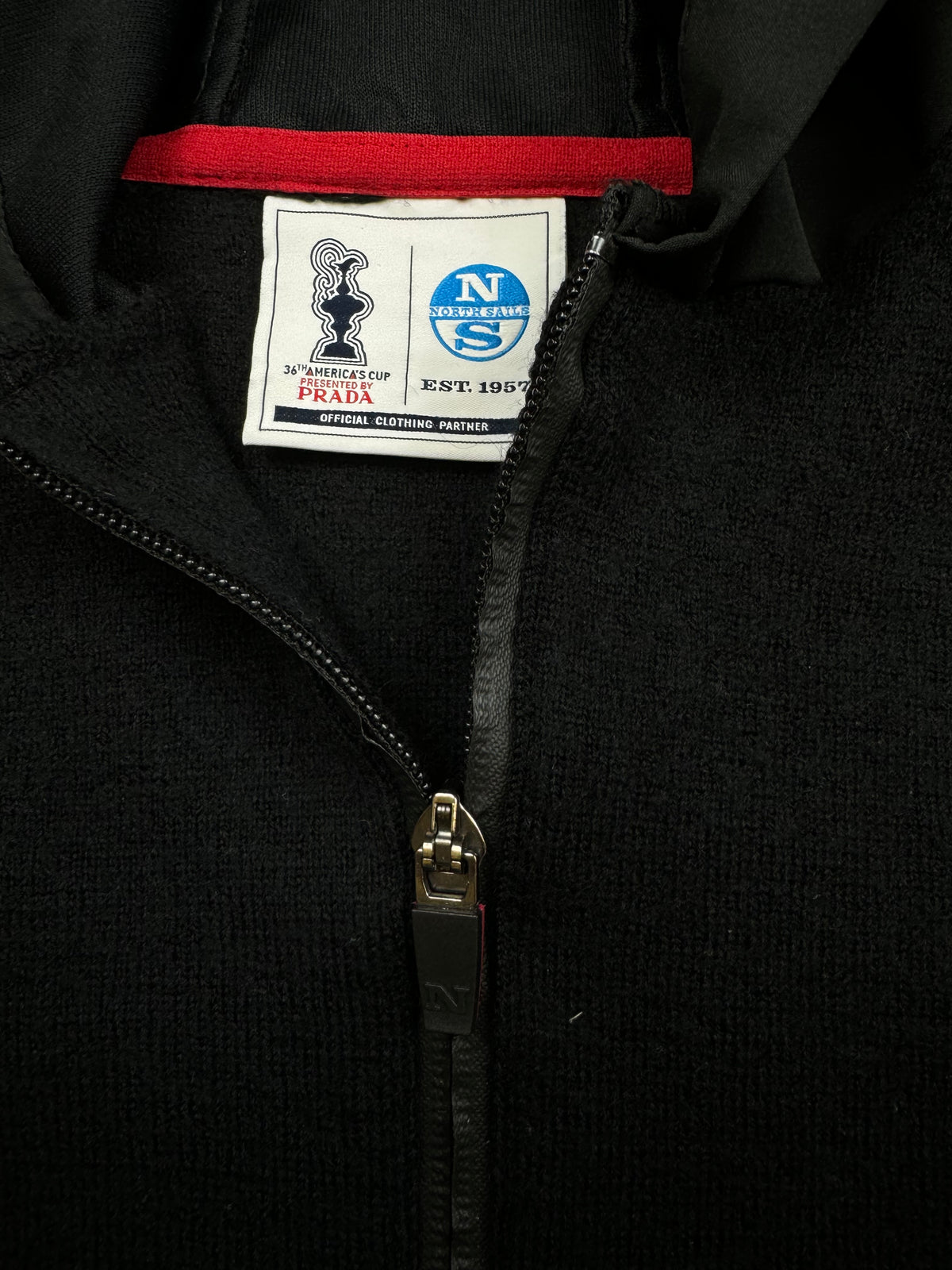 vintage Prada Americas Cup 36 x North Sails sweatjacket {XS}