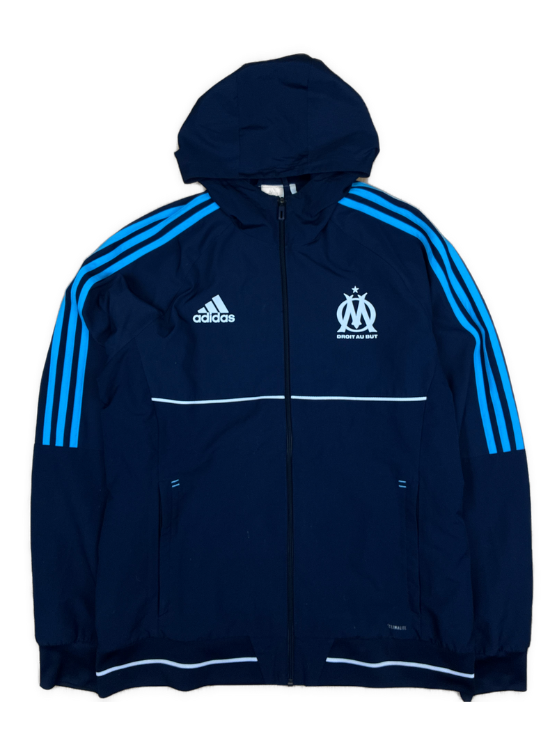 vintage Adidas Olympique Marseille windbreaker {S}