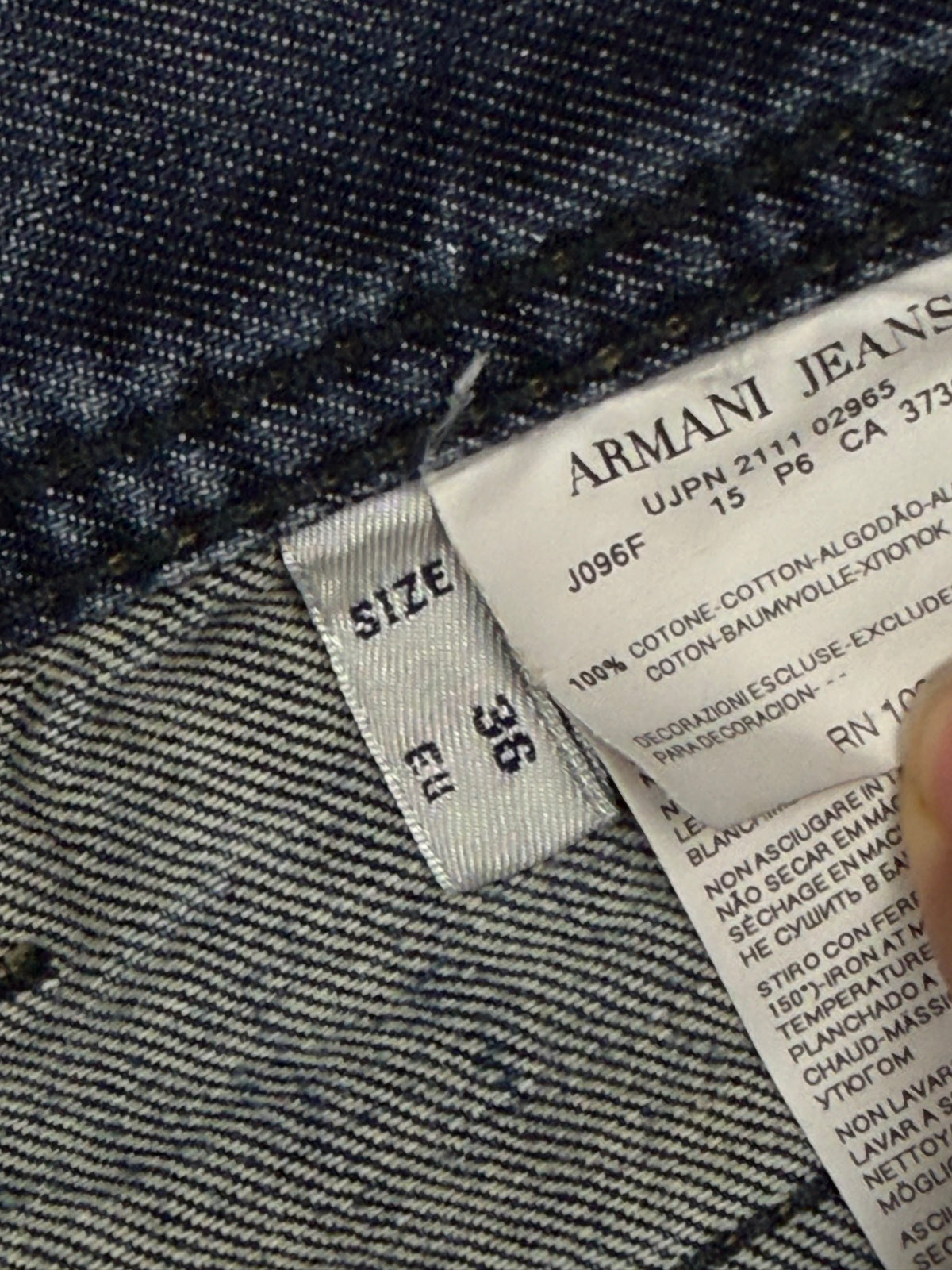 vintage Armani jeans