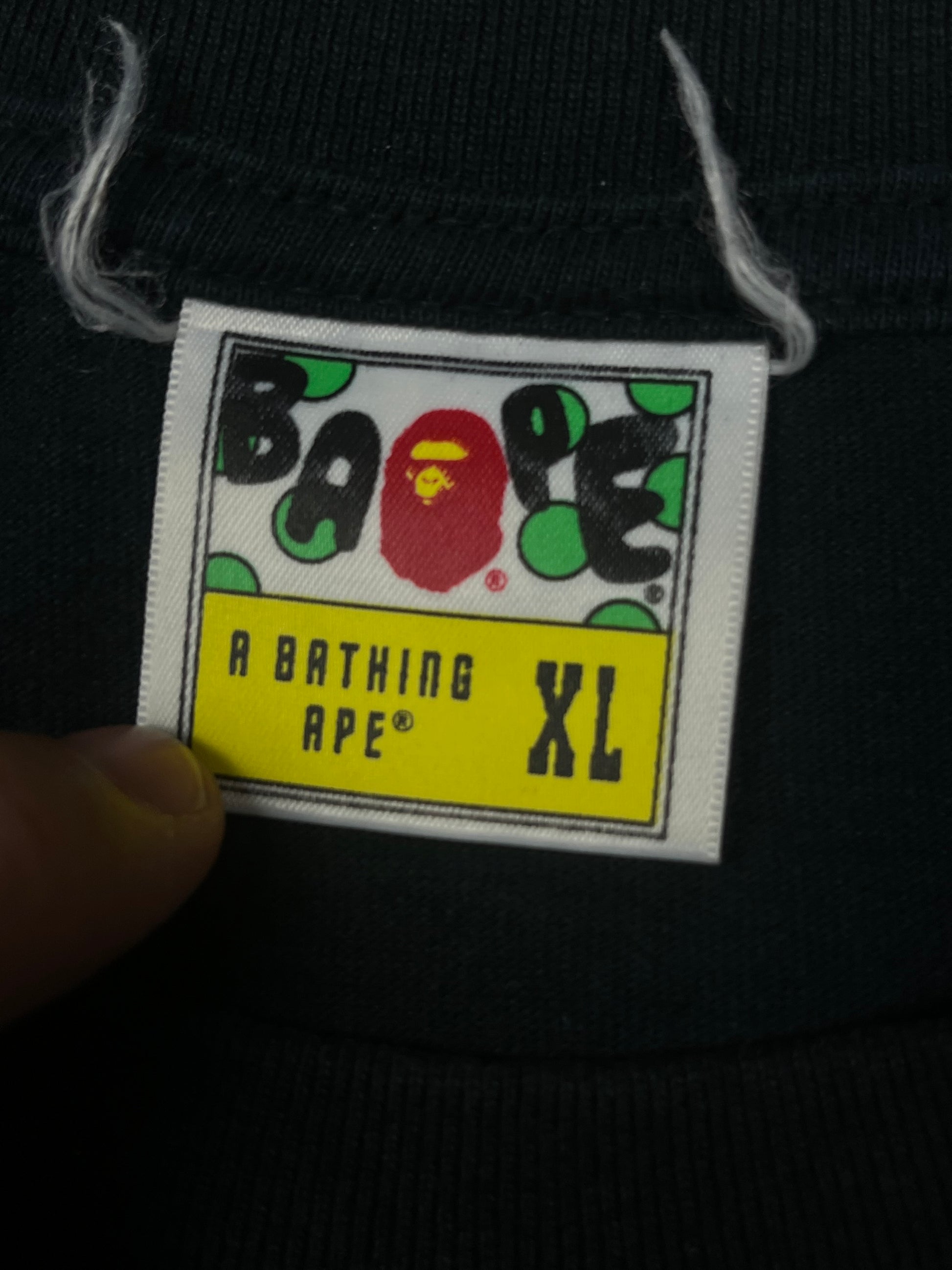 vintage BAPE a bathing ape t-shirt {XL}