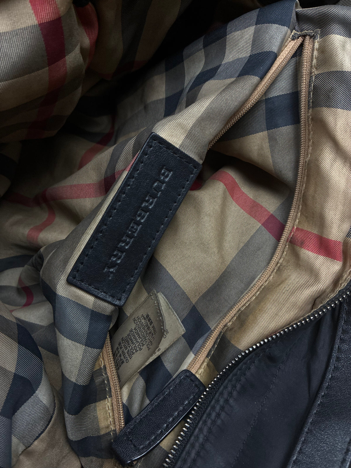 vintage Burberry shopper
