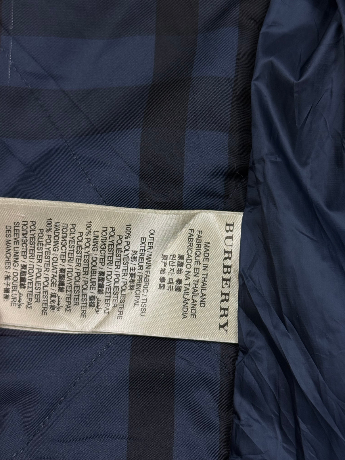 vintage Burberry quilted jacket {S}