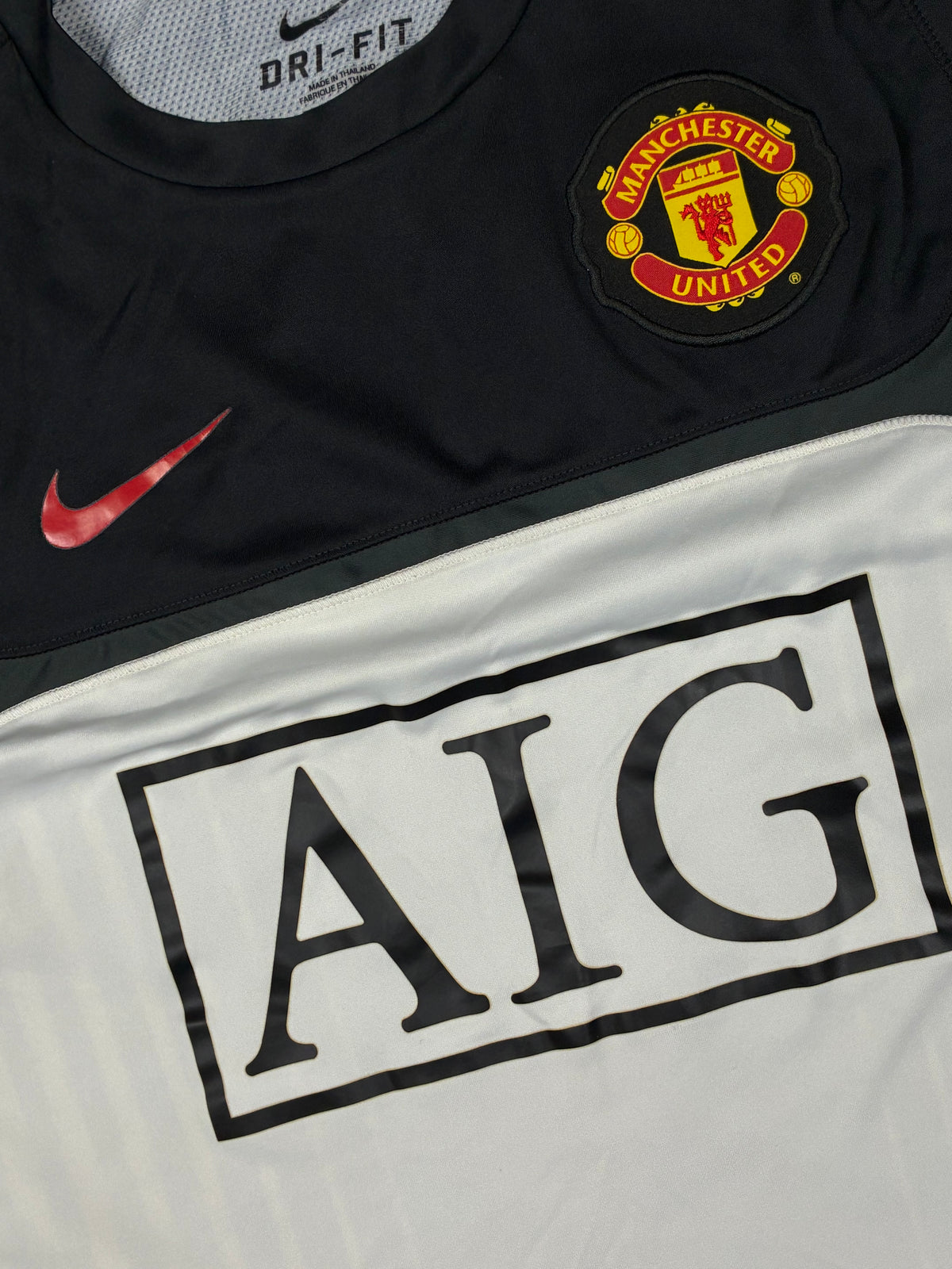 vintage Nike Manchester United trainingjersey {M}