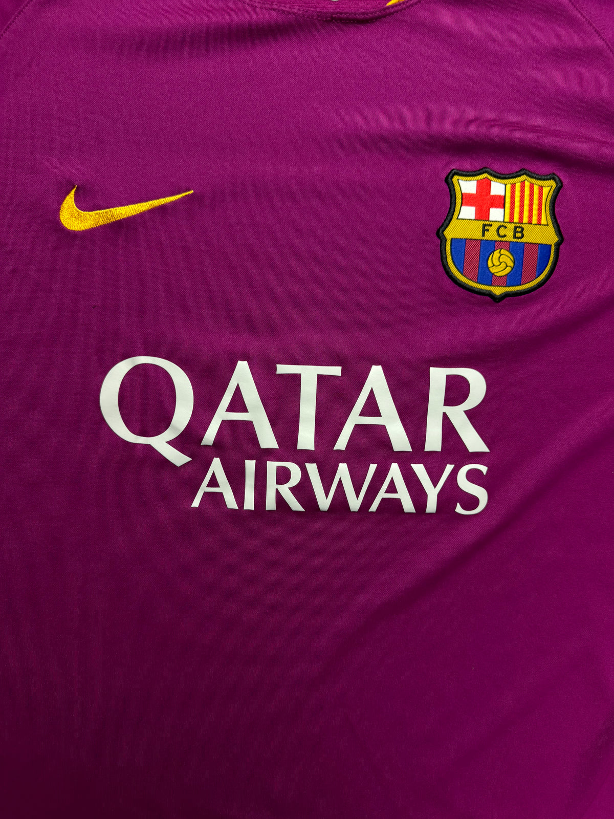 vintage Nike Fc Barcelona trainingjersey {XL}
