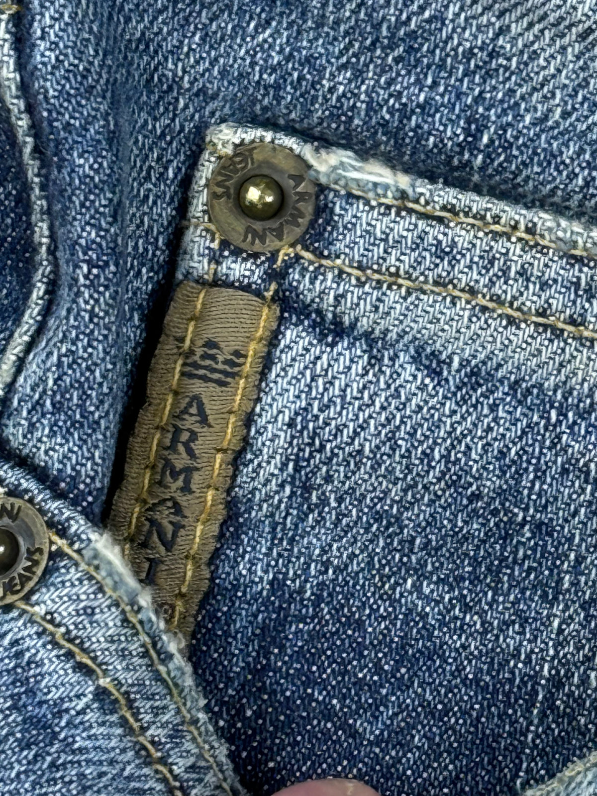 vintage Armani jeans {S}