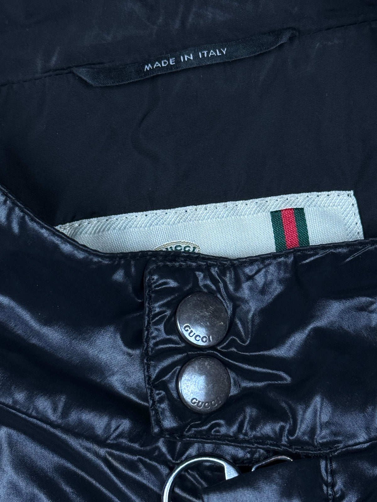vintage black Gucci windbreaker