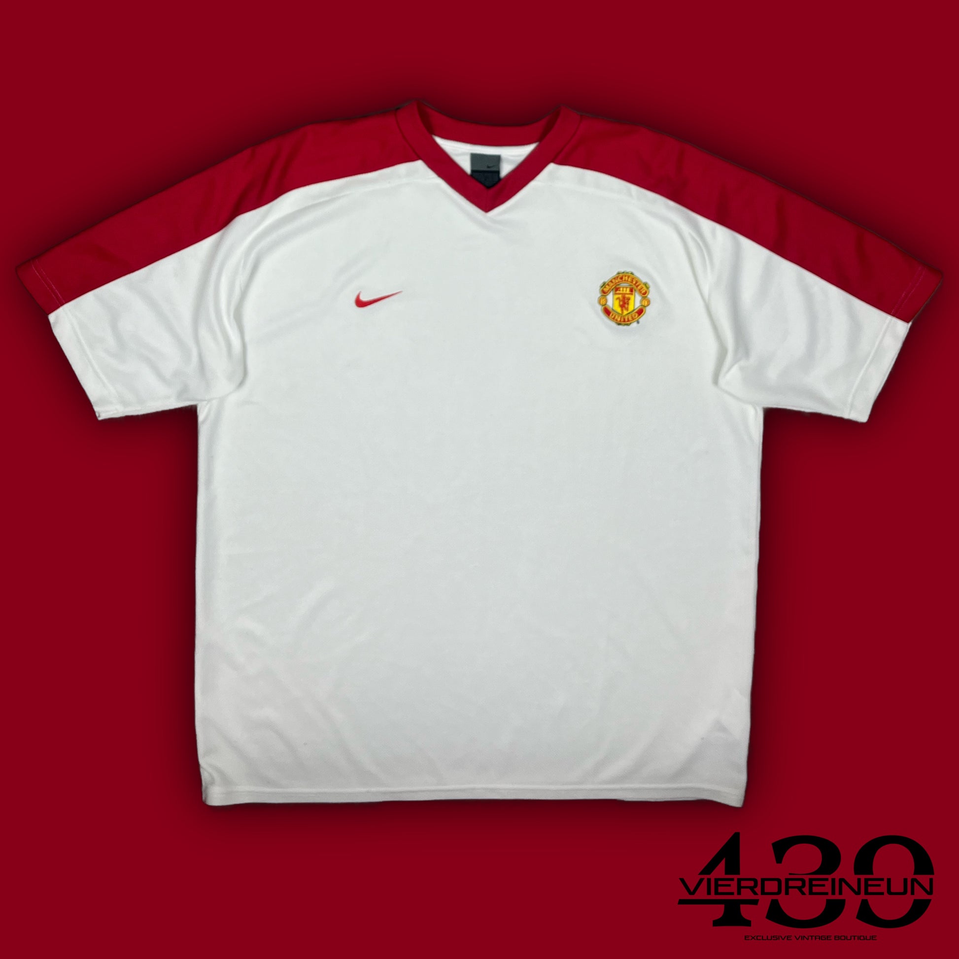 vintage Nike Manchester United trainingjersey {XL}