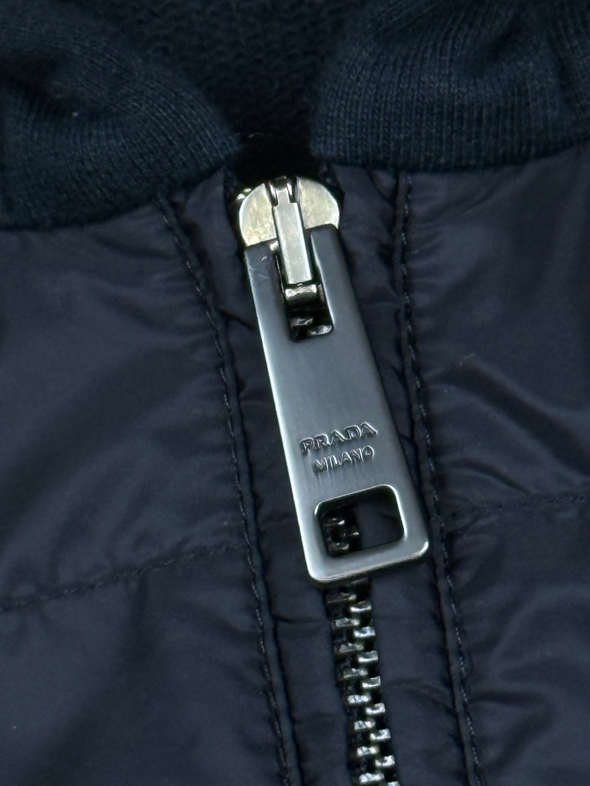 vintage Prada hybrid sweatjacket