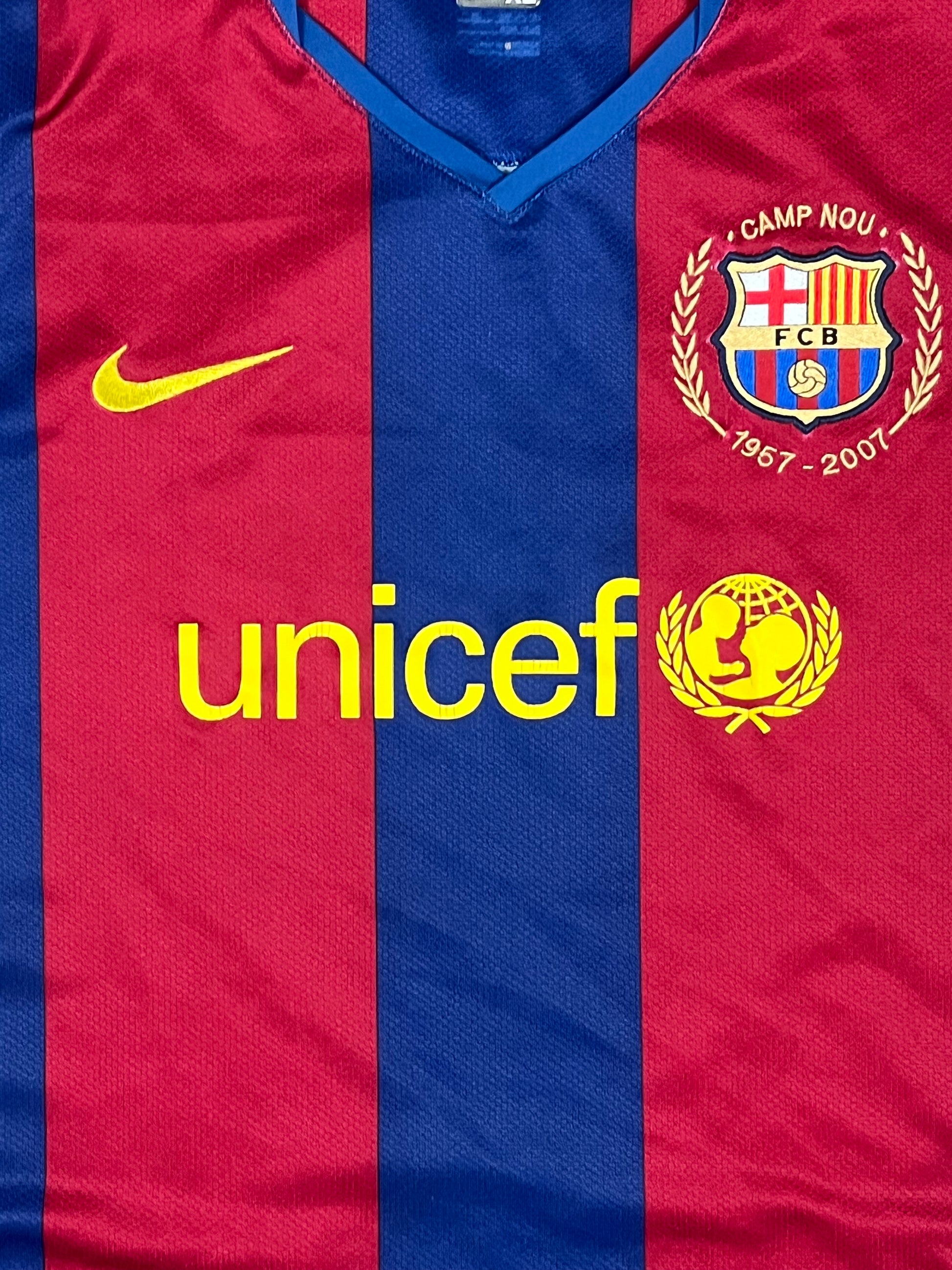 vintage Nike Fc Barcelona 2007-2008 home jersey {S}