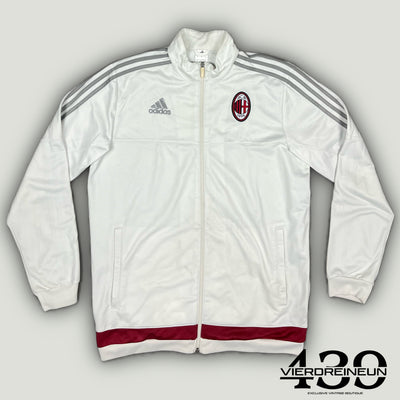 vintage Adidas Ac Milan trackjacket {L}