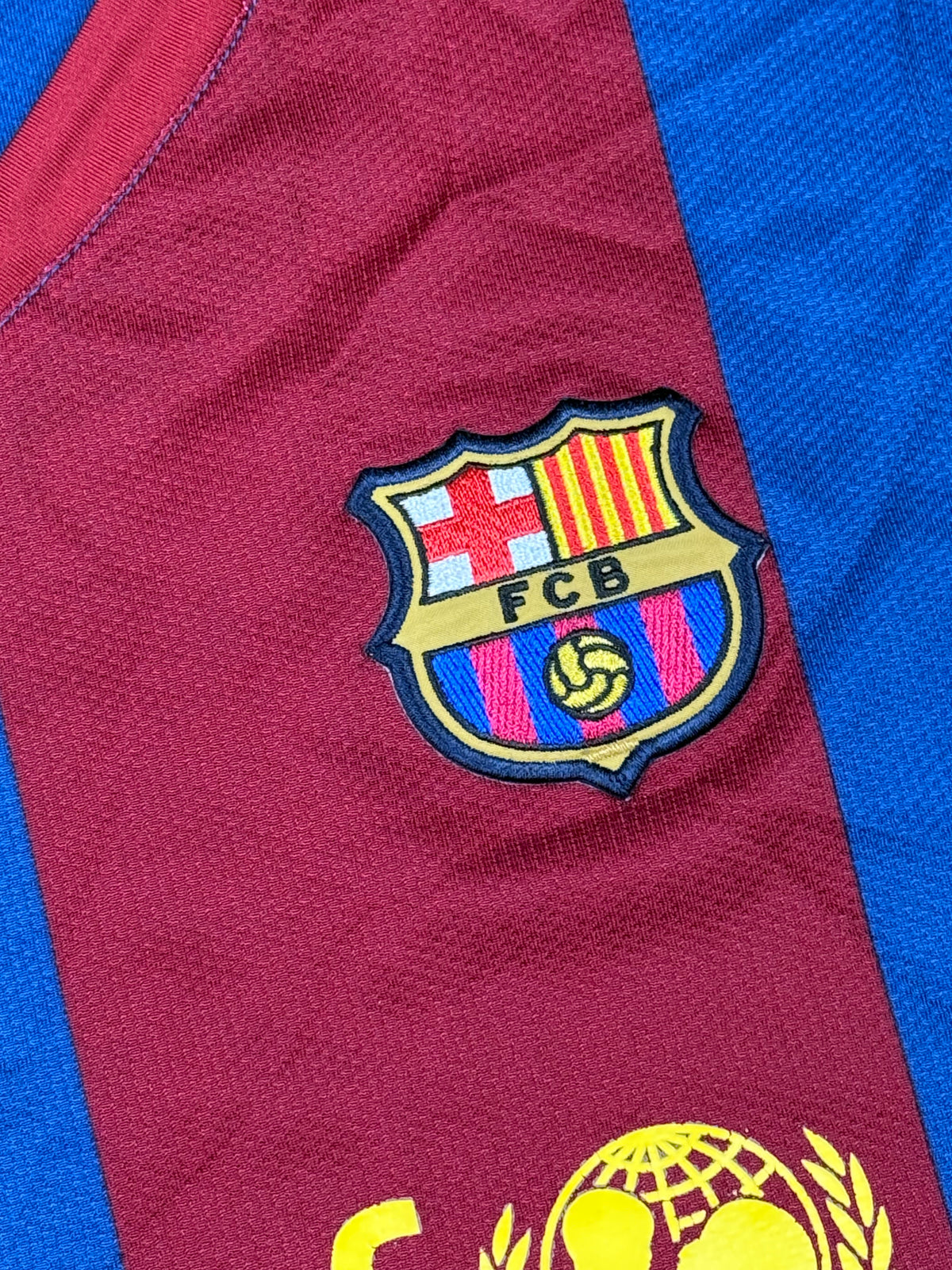 vintage Nike Fc Barcelona Ronaldinho10 home jersey
