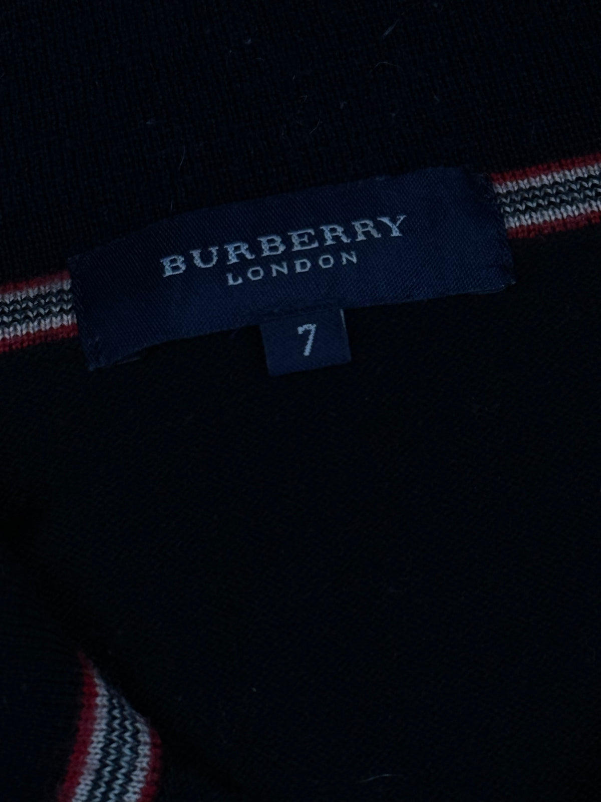 vintage Burberry quarterzip