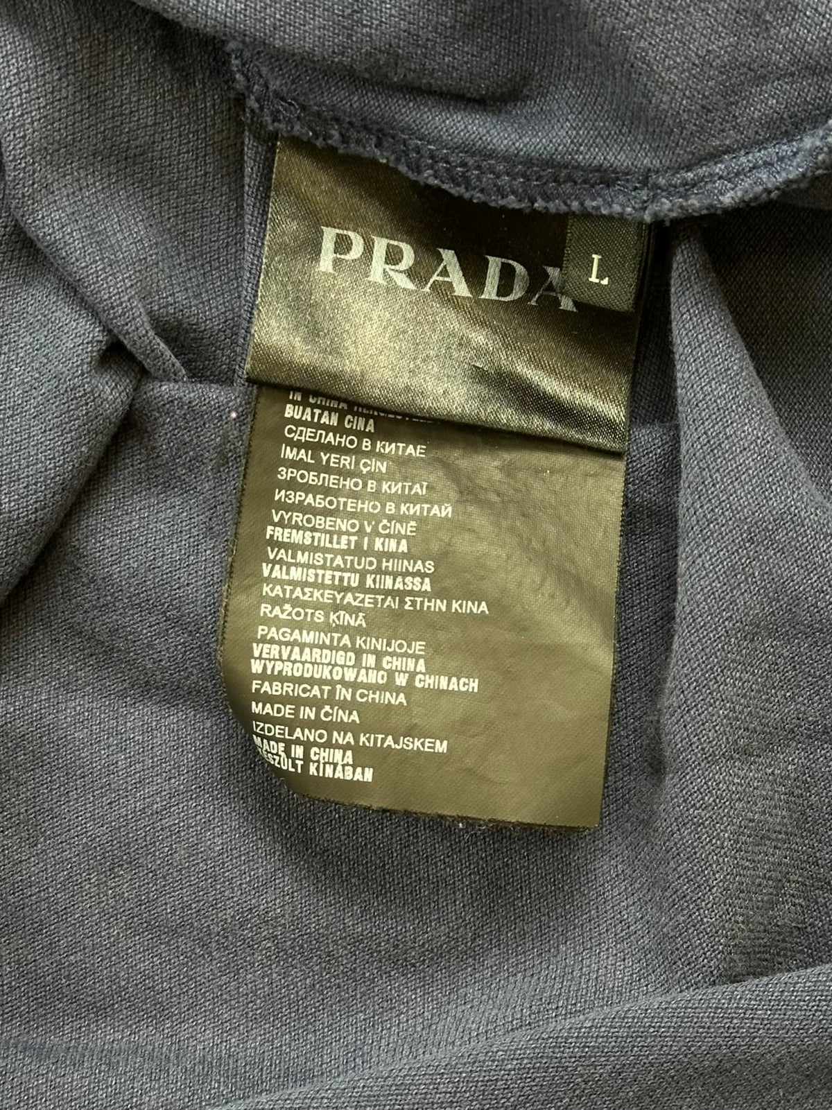 navyblue Prada polo {M}