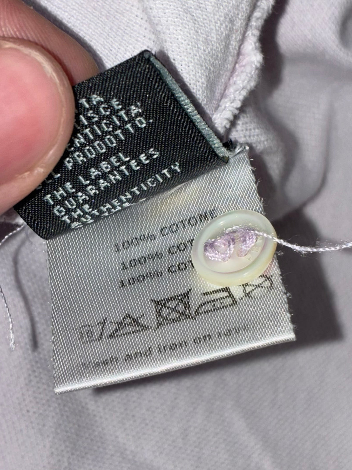 vintage pink Fendi polo {L}