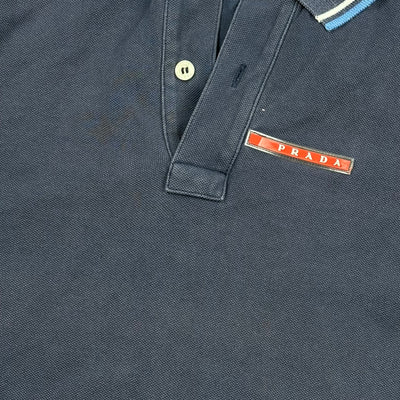 navyblue Prada polo {M}