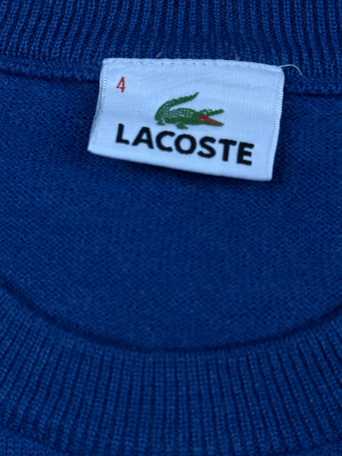 vintage Lacoste knittedsweater {S}
