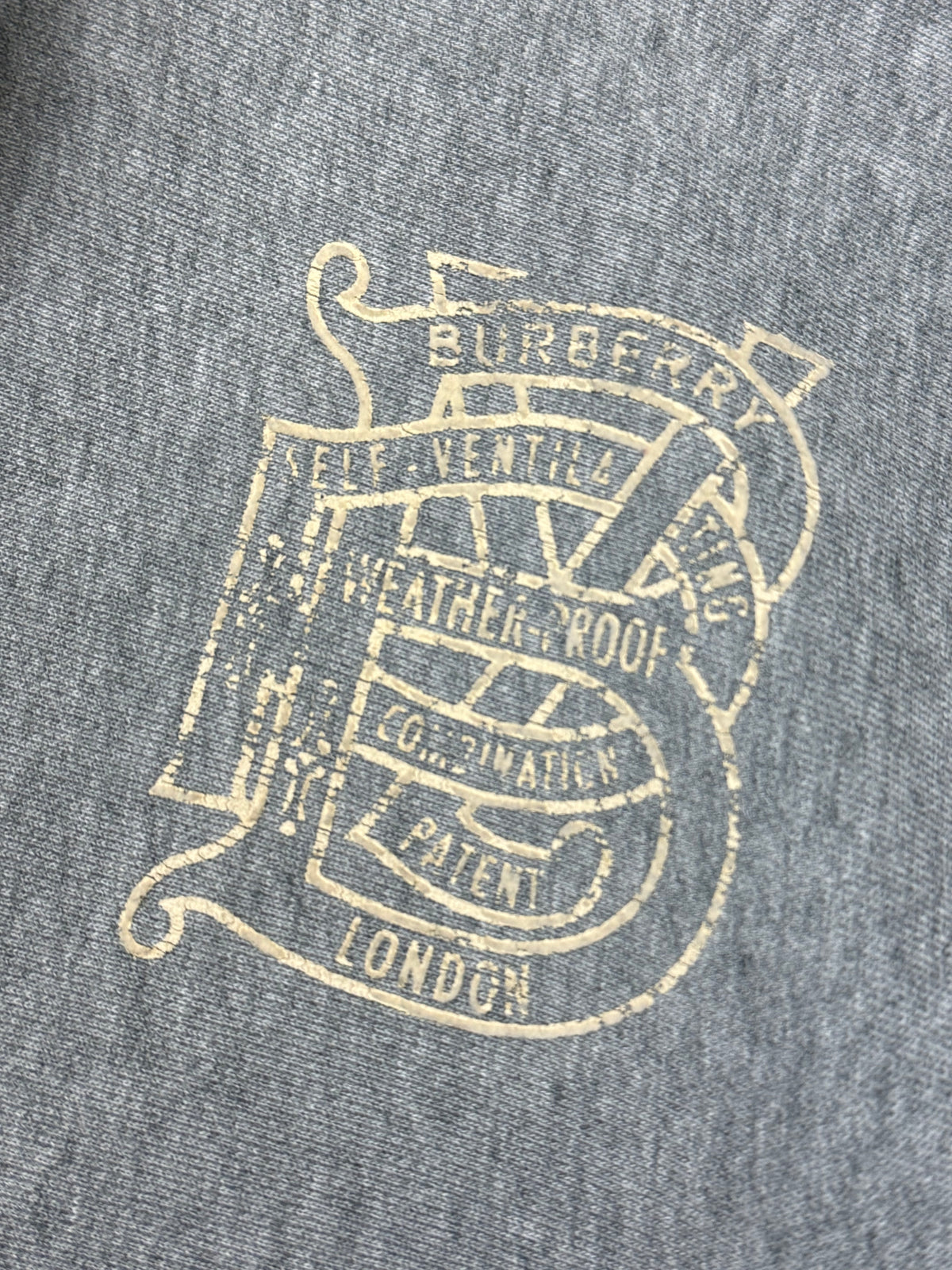vintage Burberry hoodie {L}