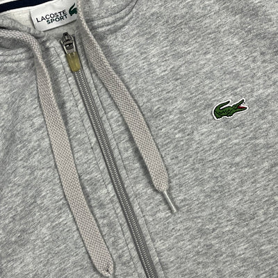 grey Lacoste sweatjacket {XL}