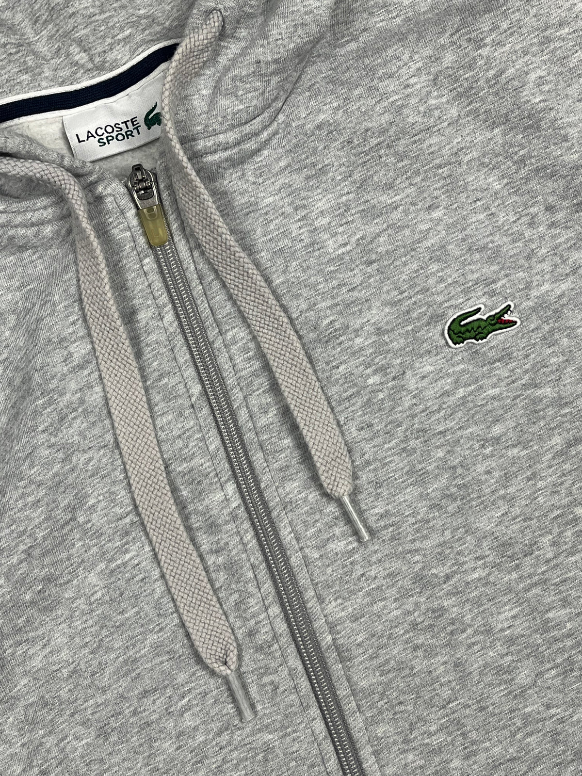 grey Lacoste sweatjacket {XL}