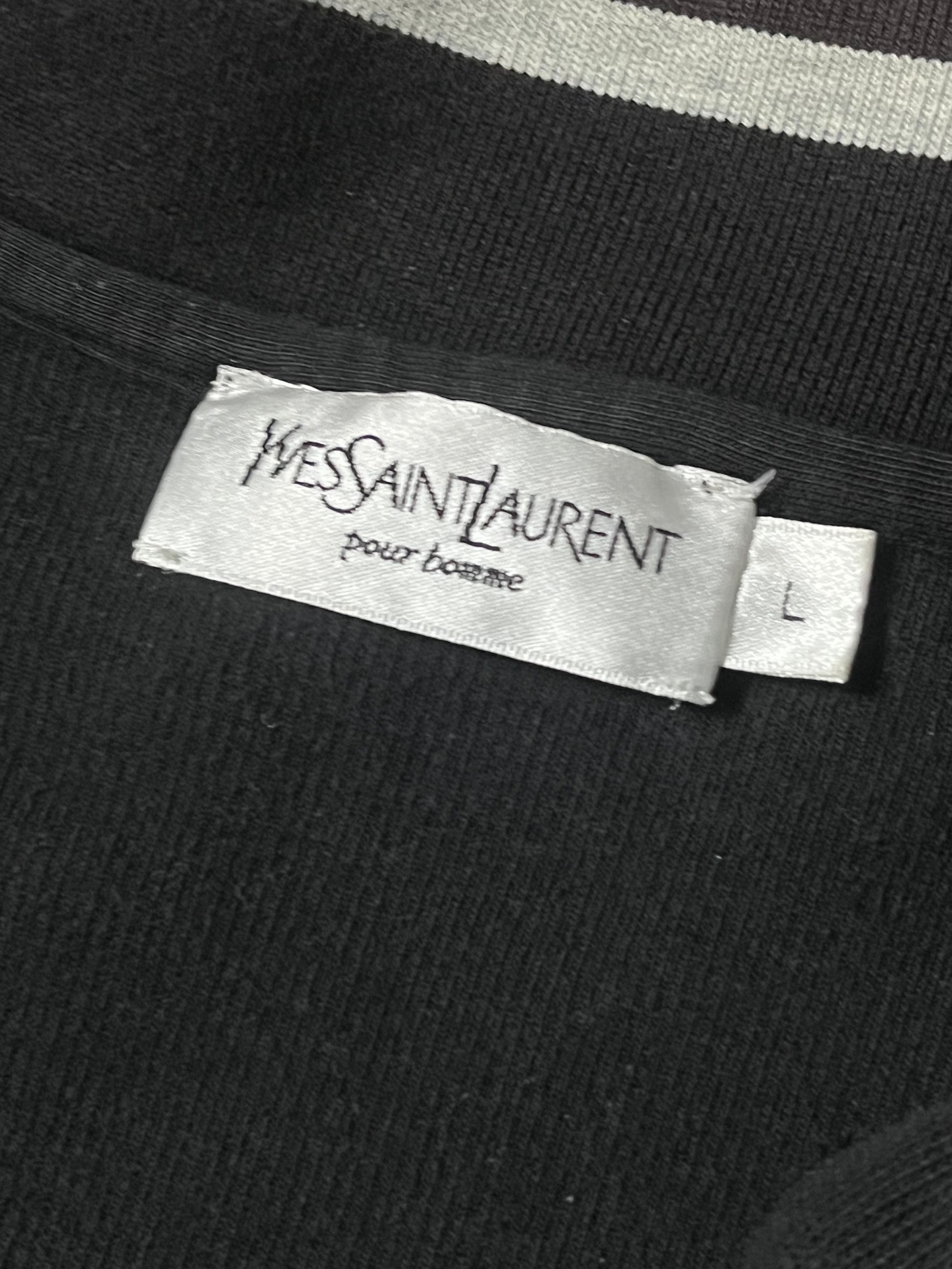 vintage Yves Saint Laurent sweatjacket {L}