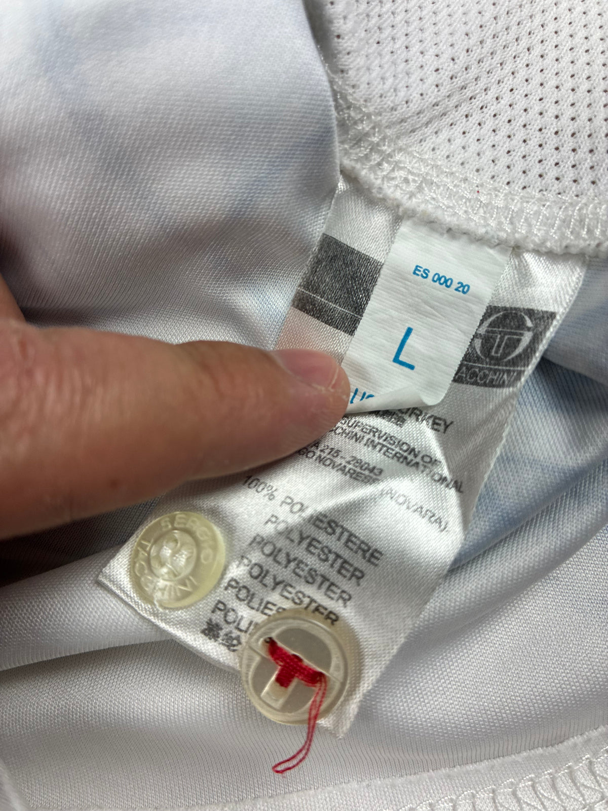 vintage Sergio Tacchini polo {L}